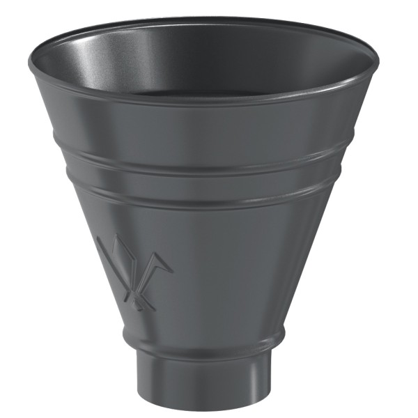 Водосток Aquasistem, система 125x90 - Воронка водосборная круглая RR 23 Маренго купить в Уссурийске