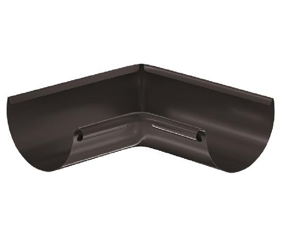 Водосток Aquasistem, система 150/100 - Угол желоба, внутренний 90° RR 32 Тёмно Коричневый купить в Уссурийске
