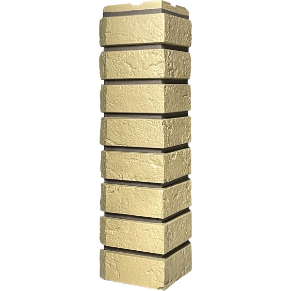 Угол наружный ДАЧНЫЙ Серия Баварский кирпич Песочный купить в Уссурийске