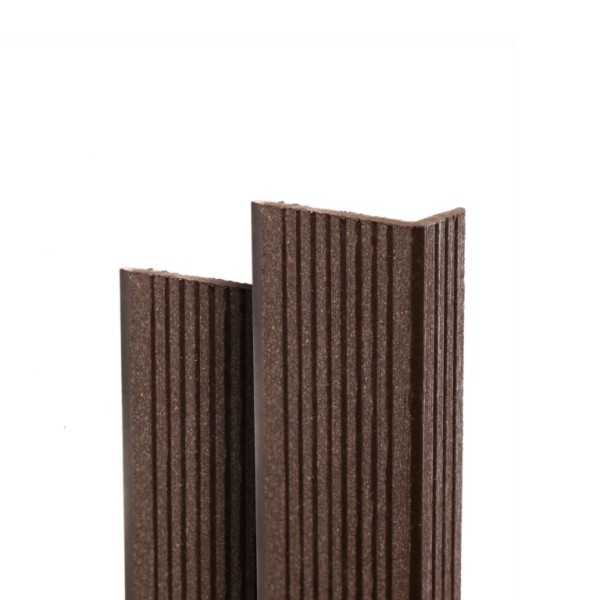 Угол торцевой Ecodecking Техно 70х35x3000 Шоколад купить в Уссурийске