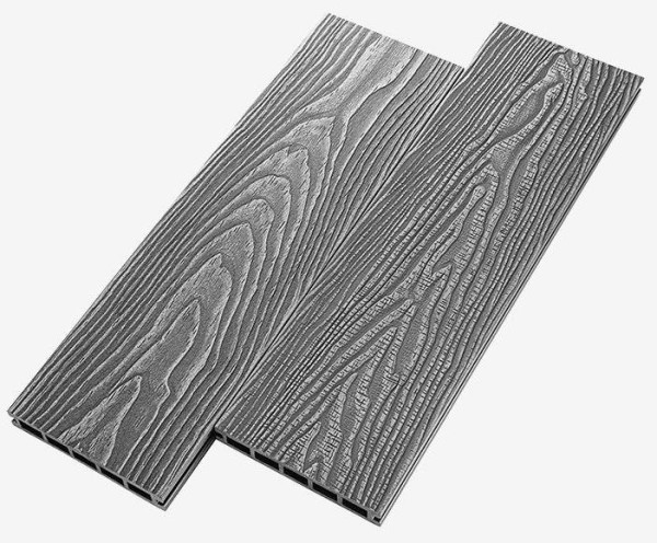 Террасная доска из ДПК RusDecking Unodeck Vintage - Серый купить в Уссурийске